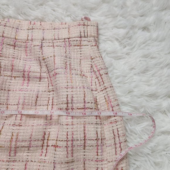 Escada tweed plaid print skirt - Picture 5 of 6